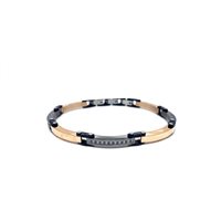 Pulsera Bikkembergs Hombre in Acero Diamante Lab Grown PERB22BR - PERB22BR